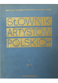 Słownik artystów polskich Tom I