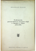 Problematyka prawno społeczna nauczania religii w szkołach w Polsce 1918 1939