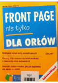 Front page nie tylko dla orłów