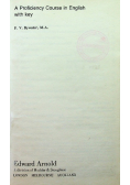 A proficiency course in English with key
