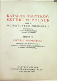 Katalog Zabytków Sztuki w Polsce Tom V Zeszyt 15