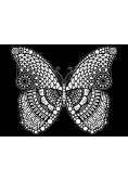 Kolorowanka zamszowa - Motyl