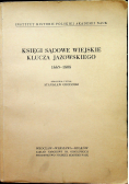 Ksiegi sądowe wiejskie klucza jazowskiego 1663 1828