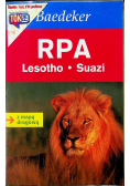 RPA Lesotho Suazi z mapą drogową