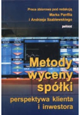 Metody wyceny spółki perspektywa klienta i inwestora