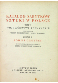 Katalog zabytków sztuki w Polsce Tom V zeszyt 4