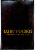 Tatry polskie Mapa topograficzna 15 map