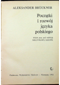 Początki i rozwój języka polskiego