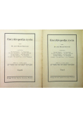 Encyklopedia życia Tom 1 i 2   1931 r