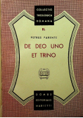 De Deo Uno et Trino / De verbo incarnato 1946 r.