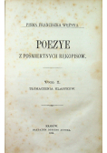 Poezye z pośmiertnych rękopisów zestaw 1878 r