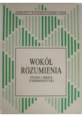 Wokół rozumienia studia i szkice z hermeneutyki