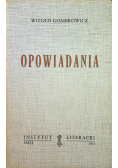 Gombrowicz Opowiadania