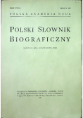 Polski Słownik Biograficzny Tom XXX zeszyt 125