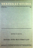 Textus et studia Volume XIX