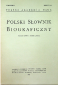 Polski Słownik Biograficzny tom 122 tom XXIX / 3