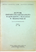 Słownik historyczno geograficzny województwa płockiego w średniowieczu