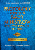 Protokoły posiedzeń Rady Ministrów Rzeczypospolitej Polskiej Tom VII