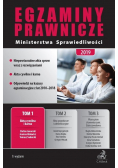 Egzaminy Prawnicze Ministerstwa Sprawiedliwości 2019 Tom 1 Akta cywilne i karne