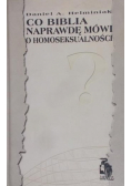 Co Biblia naprawdę mówi o homoseksualności