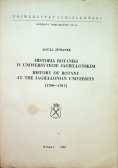 Historia botaniki w Uniwersytecie Jagiellońskim