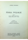 Pisma polskie część I