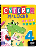 Cyferki Uczę się koloruję naklejam