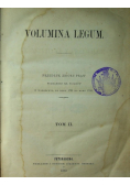 Volumina Legum Tom II  reprint z 1859 r