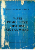 Nauki pomocnicze historii XIX i XX wieku