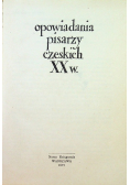 Opowiadania pisarzy czeskich XX w