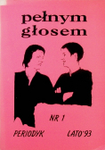 Pełnym głosem nr 1 periodyk lato 93
