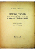 Officina ferraria abo huta y warstat z Kuźniami Szlachetnego dzieła żelaznego 1933 r.