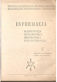 Informacja radiestezja geotronika biotronika psychotronika