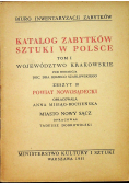 Katalog zabytków sztuki w Polsce Tom I Zeszyt 10
