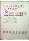 On politycal economy an econmometrics