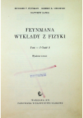 Feynmana wykłady z fizyki tom I część 2