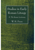 Studies in Early Roman Liturgy