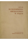 Spis duchowieństwa diecezjalnego w Polsce