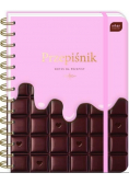 Przepiśnik Chocolate z gumką A5