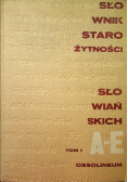 Słownik Starożytności Słowiańskich tom 1 część I i II
