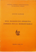 Myśl filozoficzno społeczna Andrzeja Frycza Modrzewskiego