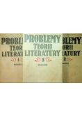 Problemy teorii literatury Tom I do III