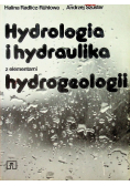 Hydrologia i hydraulika z elementami hydrogeologii