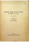 Papiestwo wobec sprawy Polskiej w latach 1772  1864