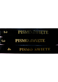 Pismo święte 3 tomy