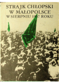Strajk chłopski w małopolsce w sierpniu 1937 roku