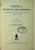 Dzieła Zygmunta Krasińskiego tom I 1934r.