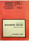 Metaloznawstwo teoretyczne