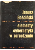 Elementy cybernetyki w zarządzaniu