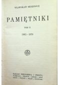 Mickiewicz Pamiętniki Tom II 1927 r